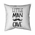 Begin Home Decor 26 x 26 in. Little Man Cave-Double Sided Print Indoor Pillow 5541-2626-QU18